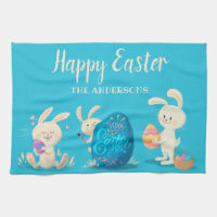 Glad påsk Bunnies och Påskägg Personlig