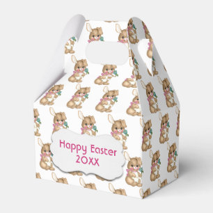 Glad påsk Bunnies Presentaskar