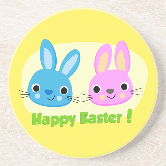 "GLAD PÅSK" BUNNIES UNDERLÄGG (Framsidan)