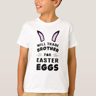 Glad påsk Bunny Animal Egg Coola Funny Gift Idea T Shirt