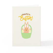 Glad påsk Bunny Basket