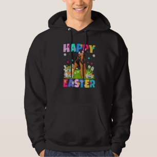 Glad påsk Bunny Cairn Terrier Hund Påsk Söndag Hoodie