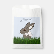 Glad påsk Bunny Candy Favor Bags
