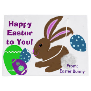 Glad påsk Bunny Chick Eggs