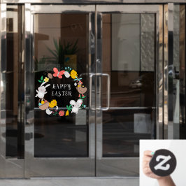 Glad påsk Bunny Chicken Vår Inslag