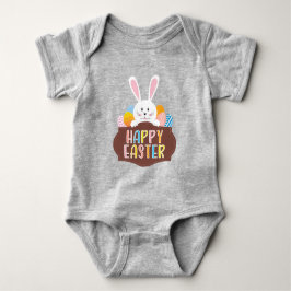 Glad påsk Bunny Colorful Eggs T Shirt
