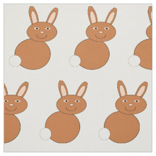 Glad påsk Bunny Craft Fabric Tyg