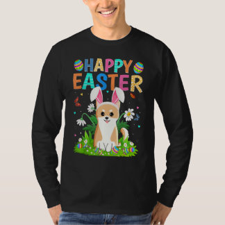 Glad påsk Bunny Egg Funny Akita Inu Hund Påsk T Shirt