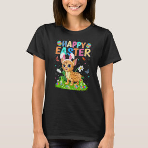 Glad påsk Bunny Egg Funny Bobcat Påsk Söndag T Shirt