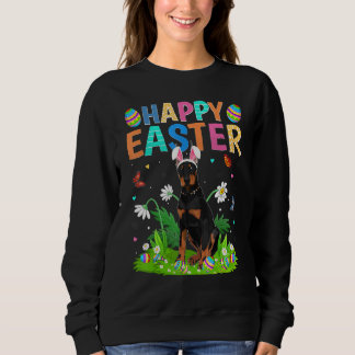 Glad påsk Bunny Egg Funny Doberman Hund Påsk S T Shirt