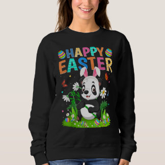 Glad påsk Bunny Egg Funny Panda Påsk Söndag T Shirt