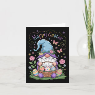 Glad påsk Bunny Gnome Hug Påskägg Gnome Lov Kort