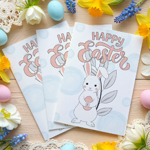 Glad påsk Bunny Greeting Card Julkort
