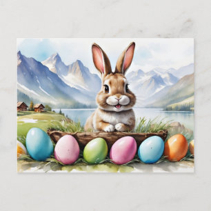 Glad påsk Bunny Helg Vykort