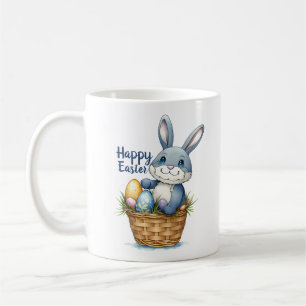 Glad påsk, Bunny i Egg Basket Kaffemugg