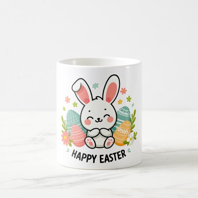 Glad påsk Bunny Kaffemugg (Center)