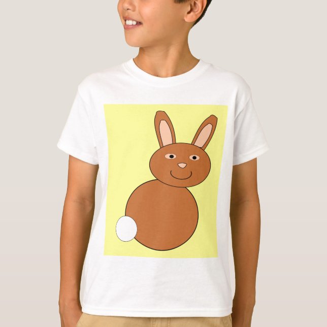 Glad påsk Bunny Kids T Shirt (Framsida)