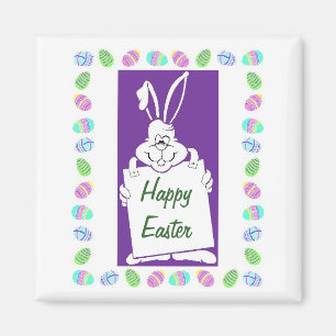 Glad påsk Bunny Magnet