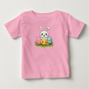 Glad påsk Bunny med ägg T Shirt