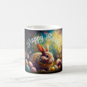 Glad påsk Bunny med Påskägg Kaffemugg