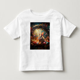 Glad påsk Bunny med Påskägg T Shirt