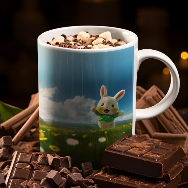 Glad påsk Bunny Mugg #3 (Happy Easter Bunny Mug #3)