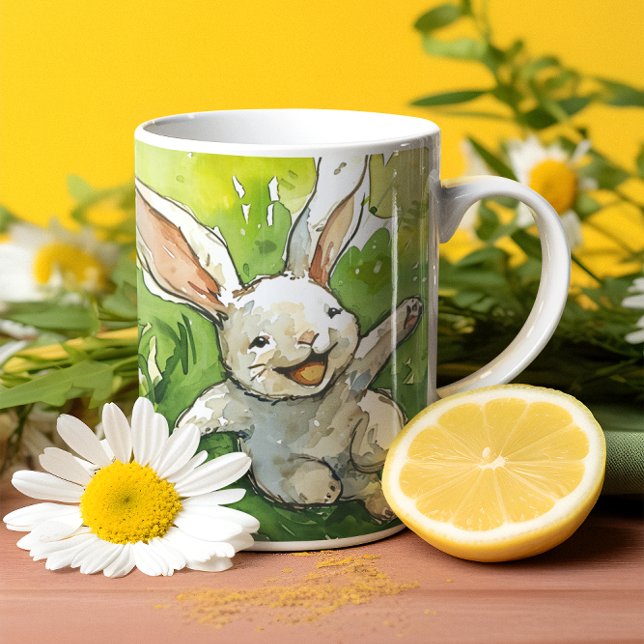 Glad påsk Bunny Mugg #8 (Happy Easter Bunny Mug #8)