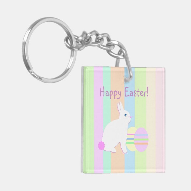 Glad påsk Bunny och Eggs på Rand (Vänstra Framsidan)