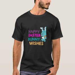 Glad påsk Bunny Önskemål T-Shirt