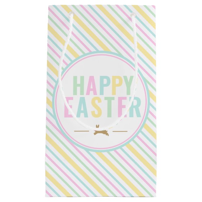 Glad påsk Bunny Pastel Rand (Framsidan)