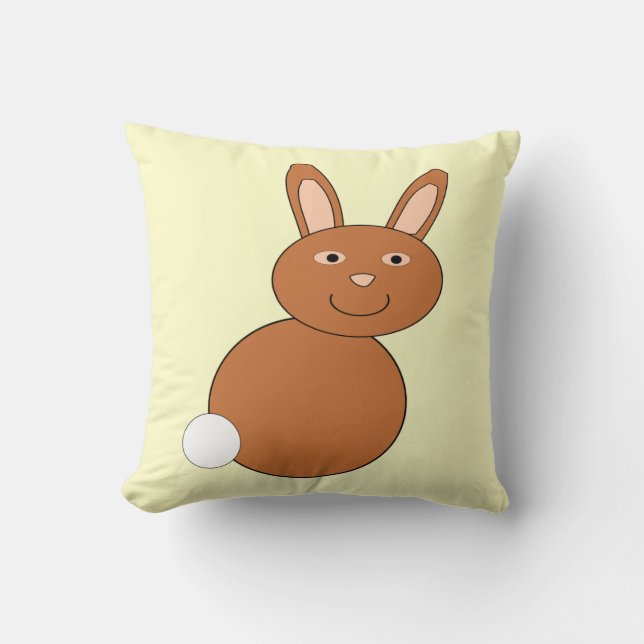 Glad påsk Bunny Pillow Kudde (Framsida)