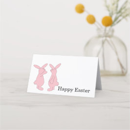 Glad påsk Bunny-platskort Placeringskort