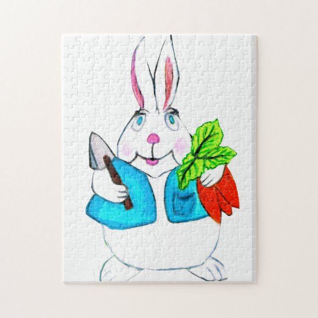 GLAD PÅSK BUNNY PUSSEL (Vertikal)