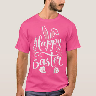 Glad påsk Bunny Rabbit Ansikte Funny Påsk Day Wo T Shirt