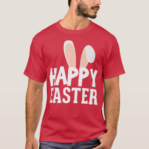Glad påsk Bunny Rabbit Cute Öron Helgdag T Shirt