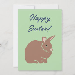 Glad påsk Bunny Rabbit Julkort