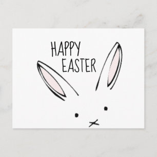 Glad påsk Bunny Rabbit Postcard Vykort