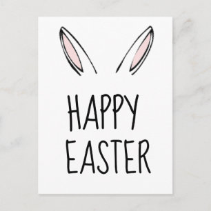 Glad påsk Bunny Rabbit Postcard Vykort