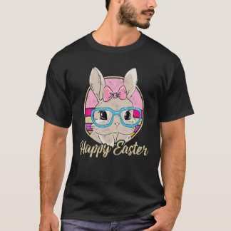 Glad påsk Bunny Retro Rabbit Kids design Close T Shirt