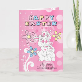 Glad påsk Bunny Roligt Helgkort