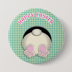 GLAD PÅSK bunny rumpa BUTTON Knapp