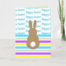 Glad påsk Bunny Silhouette