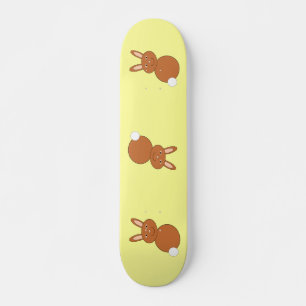 Glad påsk Bunny Skateboard Bräda 20,5 Cm