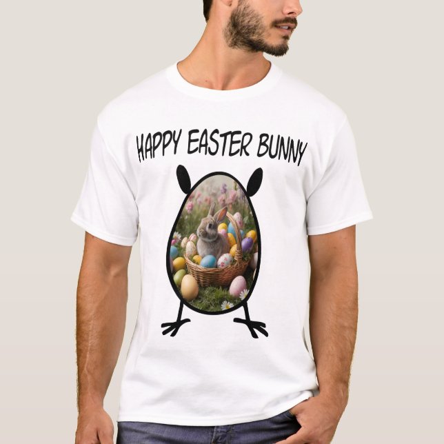 Glad påsk Bunny T Shirt (Framsida)