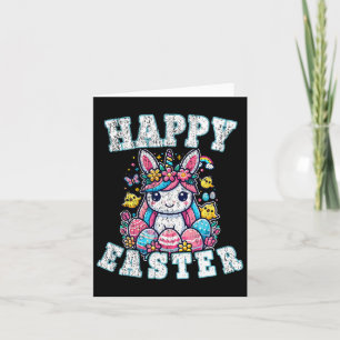 Glad påsk Bunny Unicorn Påskhare Boys Toddl Kort