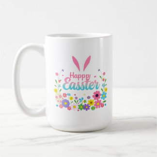 Glad påsk Bunny Vår Påskägg Påsk Kaffemugg