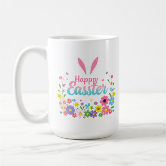 Glad påsk Bunny Vår Påskägg Påsk Kaffemugg