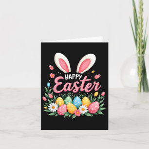 Glad påsk Bunny Vår Påskägg Påsk Shirts Kort