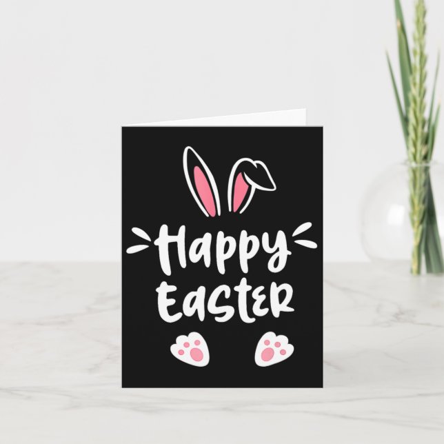 Glad påsk Bunny Vår Påskägget Påsk Manar Wo Kort (Framsida)