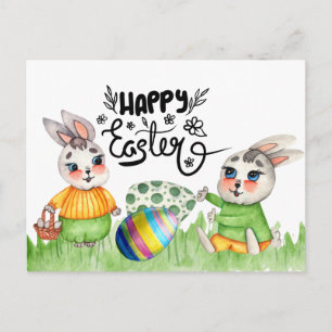 Glad påsk Bunny Vykort